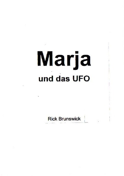 'Marja und das UFO'-Cover