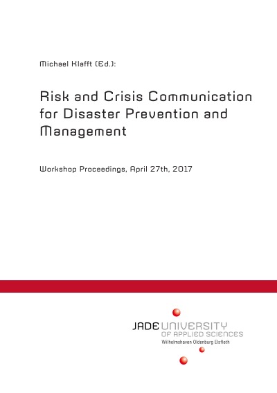 'Risk and Crisis Communication for Disaster Prevention and Management'-Cover