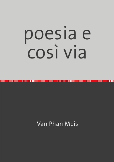 'Cover von poesia e così via'-Cover
