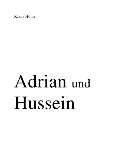 'Adrian und Hussein'-Cover