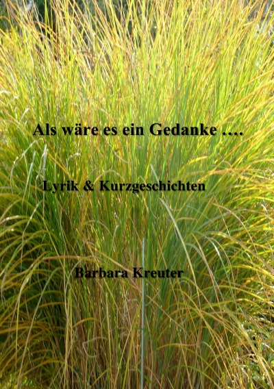 'Cover von Als wäre es ein Gedanke'-Cover
