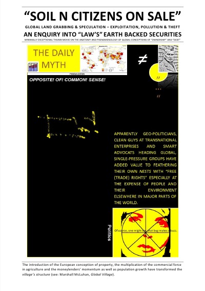 'Cover von “SOIL N CITIZENS ON SALE” – AN ENQUIRY INTO “LAW’S” EARTH BACKED SECURITIES'-Cover