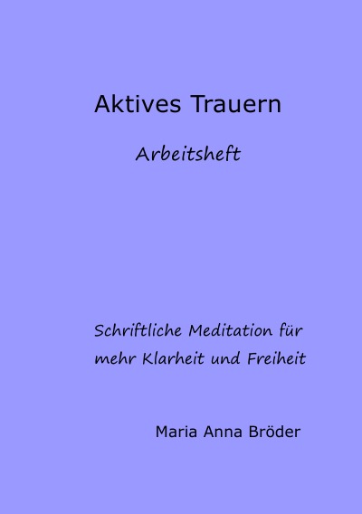 'Aktives Trauern'-Cover