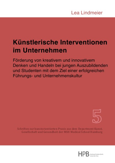 'Künstlerische Interventionen im Unternehmen'-Cover