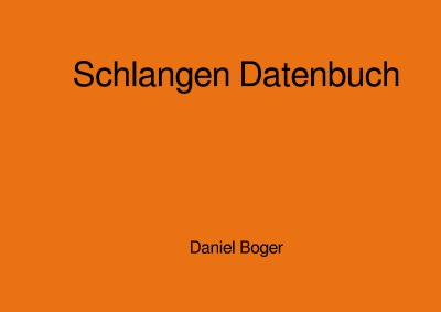 'Schlangen Datenbuch'-Cover