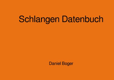 'Cover von Schlangen Datenbuch'-Cover