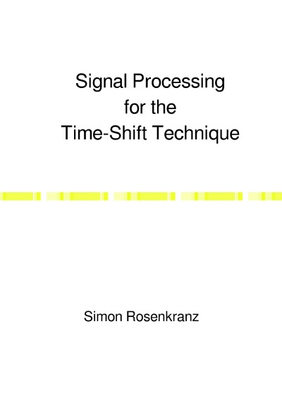 'Cover von Signal Processing for the Time-Shift Technique'-Cover