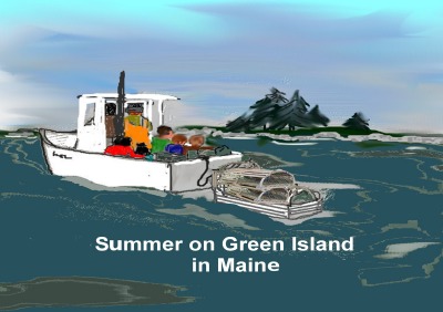 'Cover von Summer on Green Island in Maine.'-Cover
