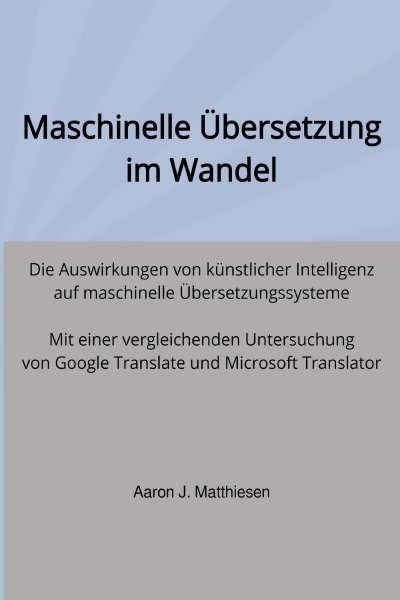 'Cover von Maschinelle Übersetzung im Wandel'-Cover