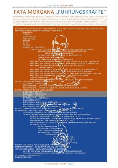 'Cover von popanz’sche bundesrepublik – FATA MORGANA „FÜHRUNGSKRÄFTE“ – bundesrepublikanischer popanz'-Cover