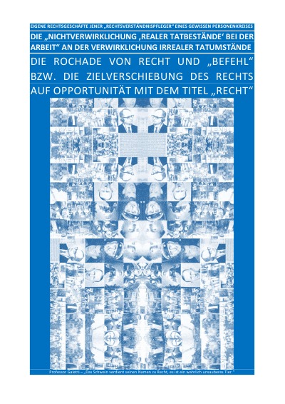 'Cover von DIE „NICHTVERWIRKLICHUNG ‚REALER TATBESTÄNDE‘ BEI DER ARBEIT“ AN DER VERWIRKLICHUNG IRREALER TATUMSTÄNDE'-Cover