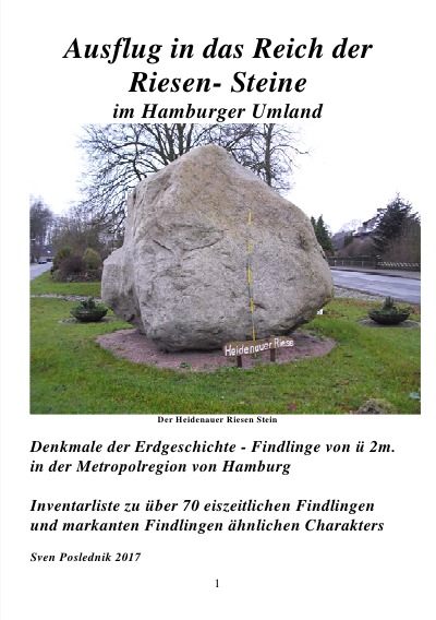 'Ausflug in das Reich der Riesen- Steine im Hamburger Umland'-Cover
