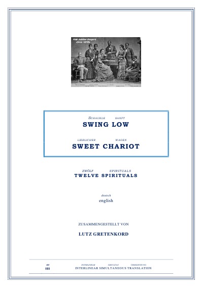 'Cover von SWING LOW SWEET CHARIOT'-Cover