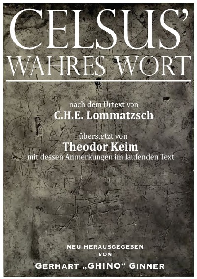 'CELSUS‘ wahres Wort'-Cover