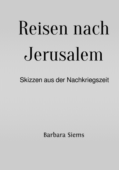 'Reisen nach Jerusalem'-Cover