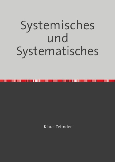 'Systemisches und Systematisches'-Cover