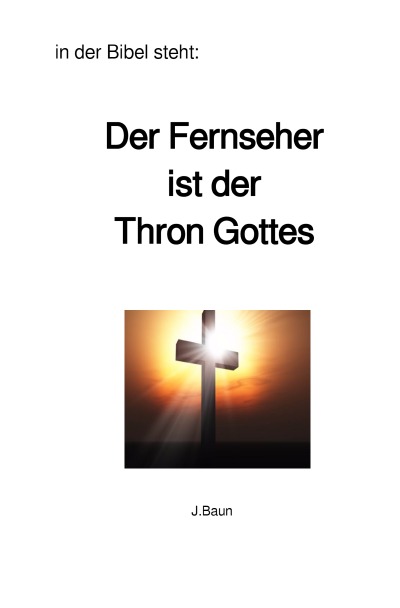'Cover von Der Fernseher ist der Thron Gottes'-Cover