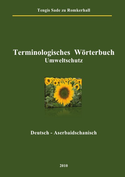 'Cover von Terminologisches Wörterbuch Umweltschutz'-Cover