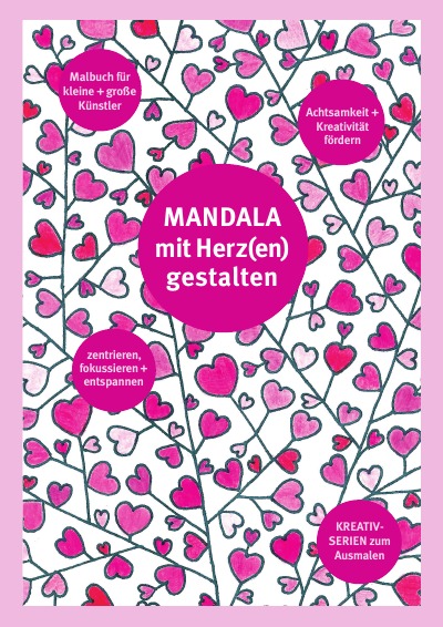 'Cover von Mandala mit Herz(en) gestalten'-Cover