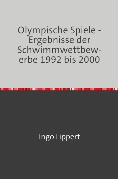 'Cover von Olympische Spiele – Ergebnisse der Schwimmwettbewerbe 1992 bis 2000'-Cover