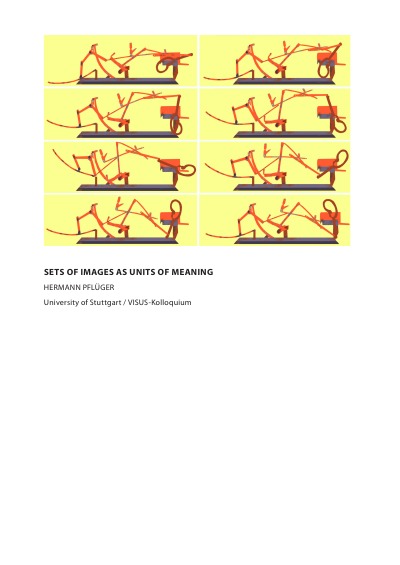 'Sets of images as units of meaning'-Cover