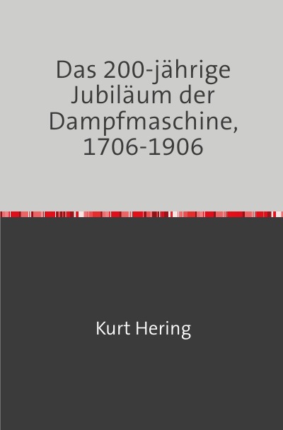 'Das 200 Jährige Jubiläum der Dampfmaschine'-Cover