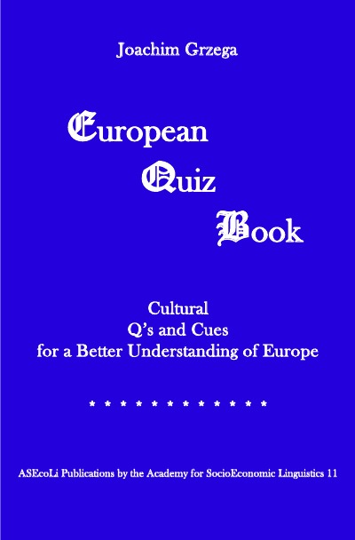 'European Quiz Book'-Cover