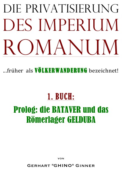 'Die Privatisierung des Imperium Romanum'-Cover