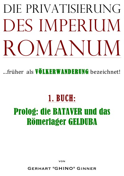 'Cover von Die Privatisierung des Imperium Romanum'-Cover