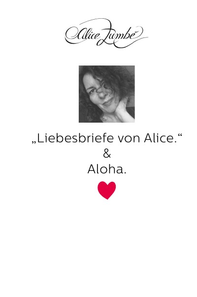 'Liebesbriefe von Alice & Aloha.'-Cover