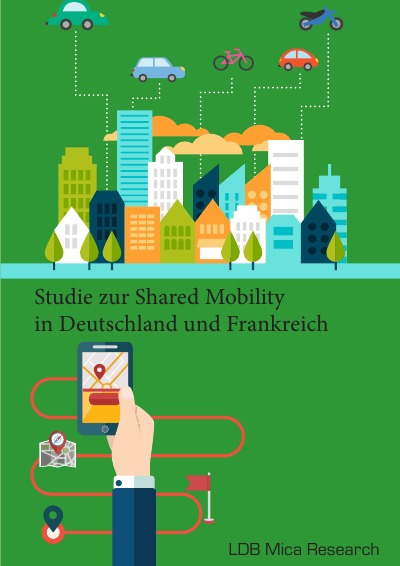 'Studie zur Shared Mobility in Deutschland und Frankreich'-Cover