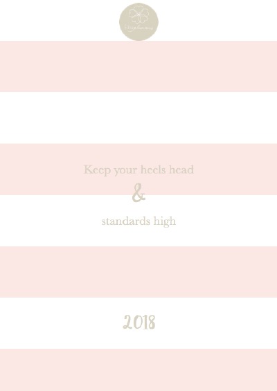'Eliluplanners Jahresplaner 2018 „high standards“'-Cover