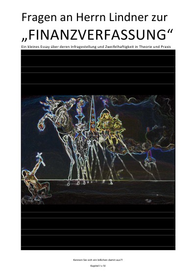 'Cover von Fragen an Herrn Lindner zur „FINANZVERFASSUNG“ – „DIE VERSUCHUNG DES HEILIGEN ANTONIUS“ (Kapitel I v IV)'-Cover