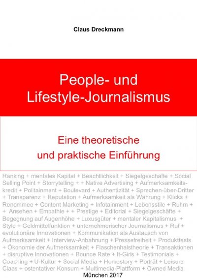 'People- und Lifestyle-Journalismus. Eine theoretische und praktische Einführung'-Cover