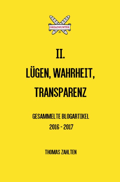 'BREADHUNTER II. – Lügen, Wahrheit, Transparenz'-Cover