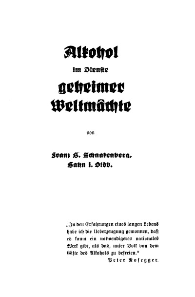 'Cover von Alkohol im Dienste geheimer Weltmächte'-Cover