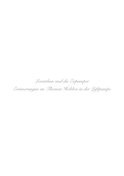 'Leviathan und die Erpumper'-Cover