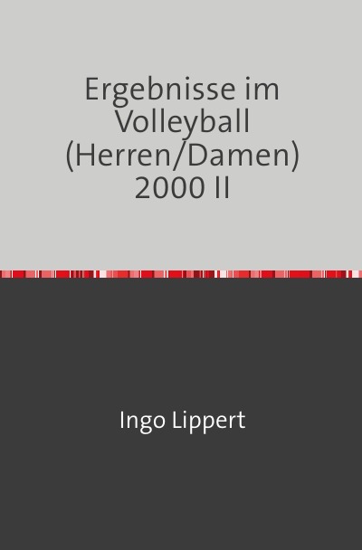 'Ergebnisse im Volleyball (Herren/Damen) 2000'-Cover