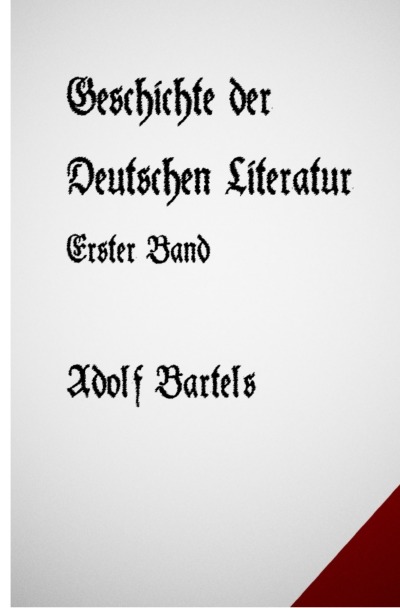 'Geschichte der Deutschen Literatur Band Eins'-Cover