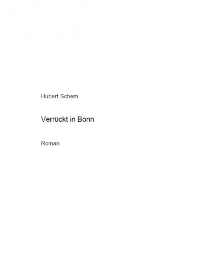 'Verrückt in Bonn'-Cover