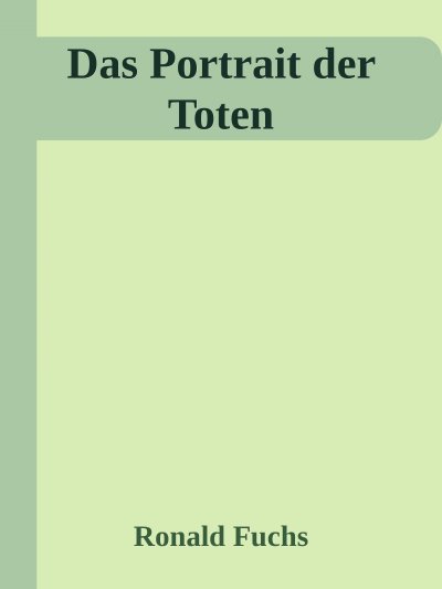 'Cover von Das Portrait der Toten'-Cover
