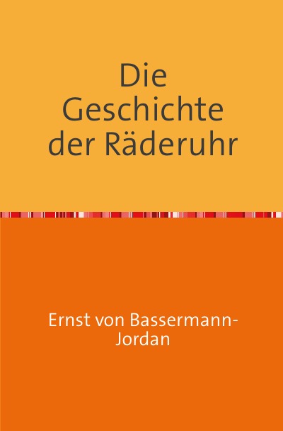 'Die Geschichte der Räderuhr'-Cover