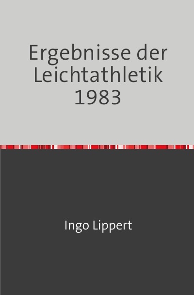 'Cover von Ergebnisse der Leichtathletik 1983'-Cover