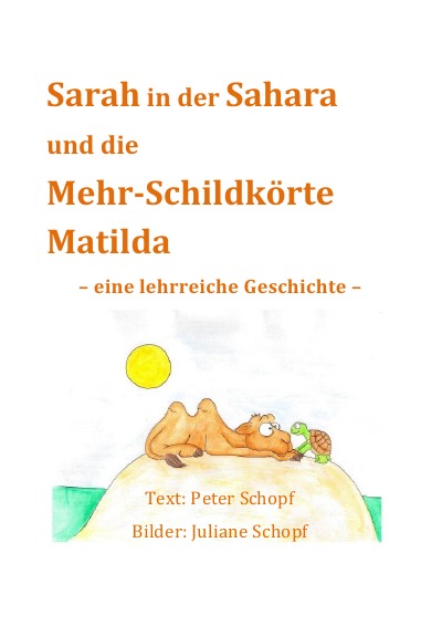'Cover von Sarah in der Sahara und die Mehr-Schildkörte Matilda'-Cover