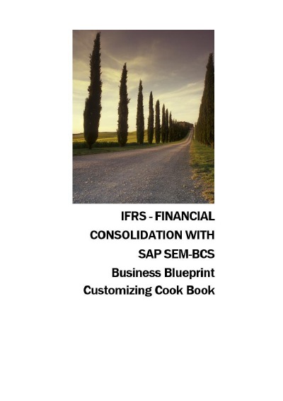 'IFRS – FINANCIAL CONSOLIDATION WITH SAP SEM-BCS'-Cover