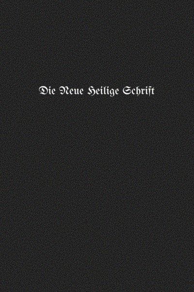 'Die neue Heilige Schrift'-Cover