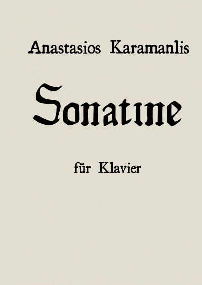 'Sonatine'-Cover