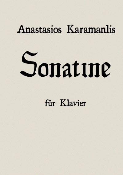 'Cover von Sonatine'-Cover