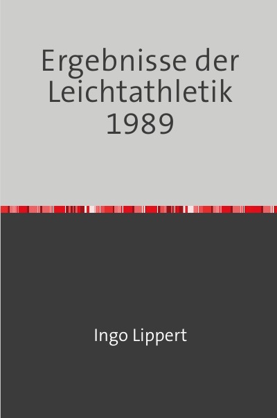 'Ergebnisse der Leichtathletik 1989'-Cover