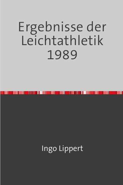 'Cover von Ergebnisse der Leichtathletik 1989'-Cover